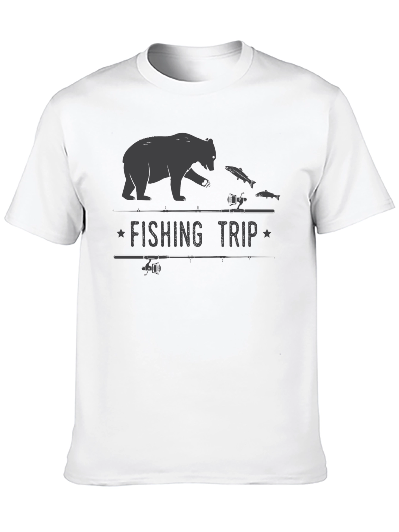Mens Fishing Trip Graphic T-Shirt