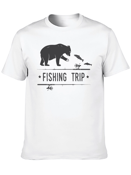 Mens Fishing Trip Graphic T-Shirt