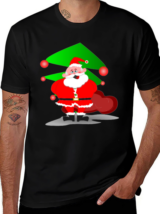 Festive Santa Graphic Tee