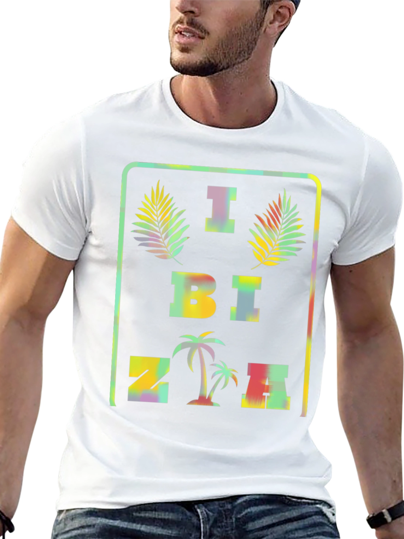 Ibiza Graphic T-Shirt - Tropical Vacation Tee