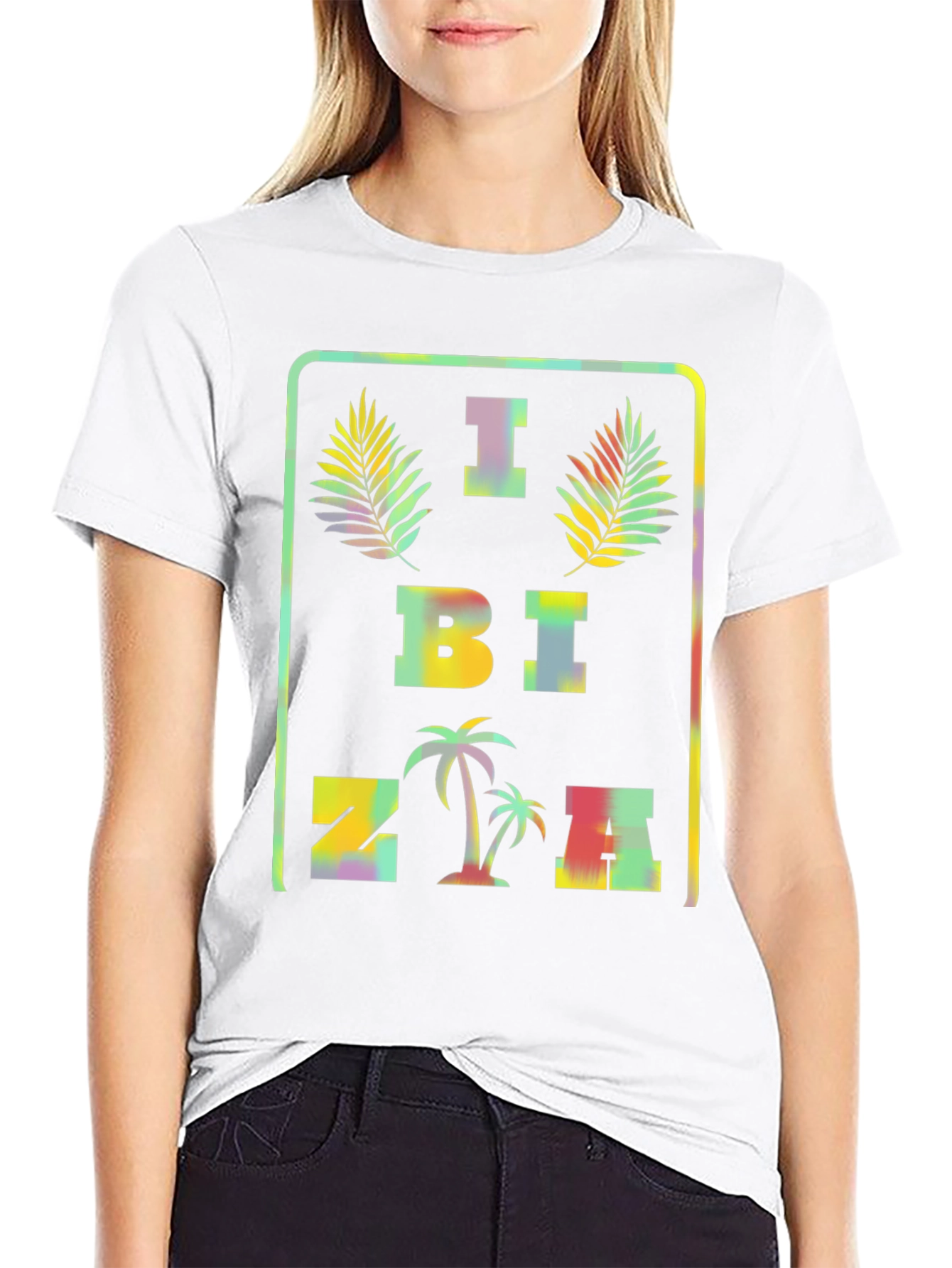 Ibiza Graphic T-Shirt - Tropical Vacation Tee