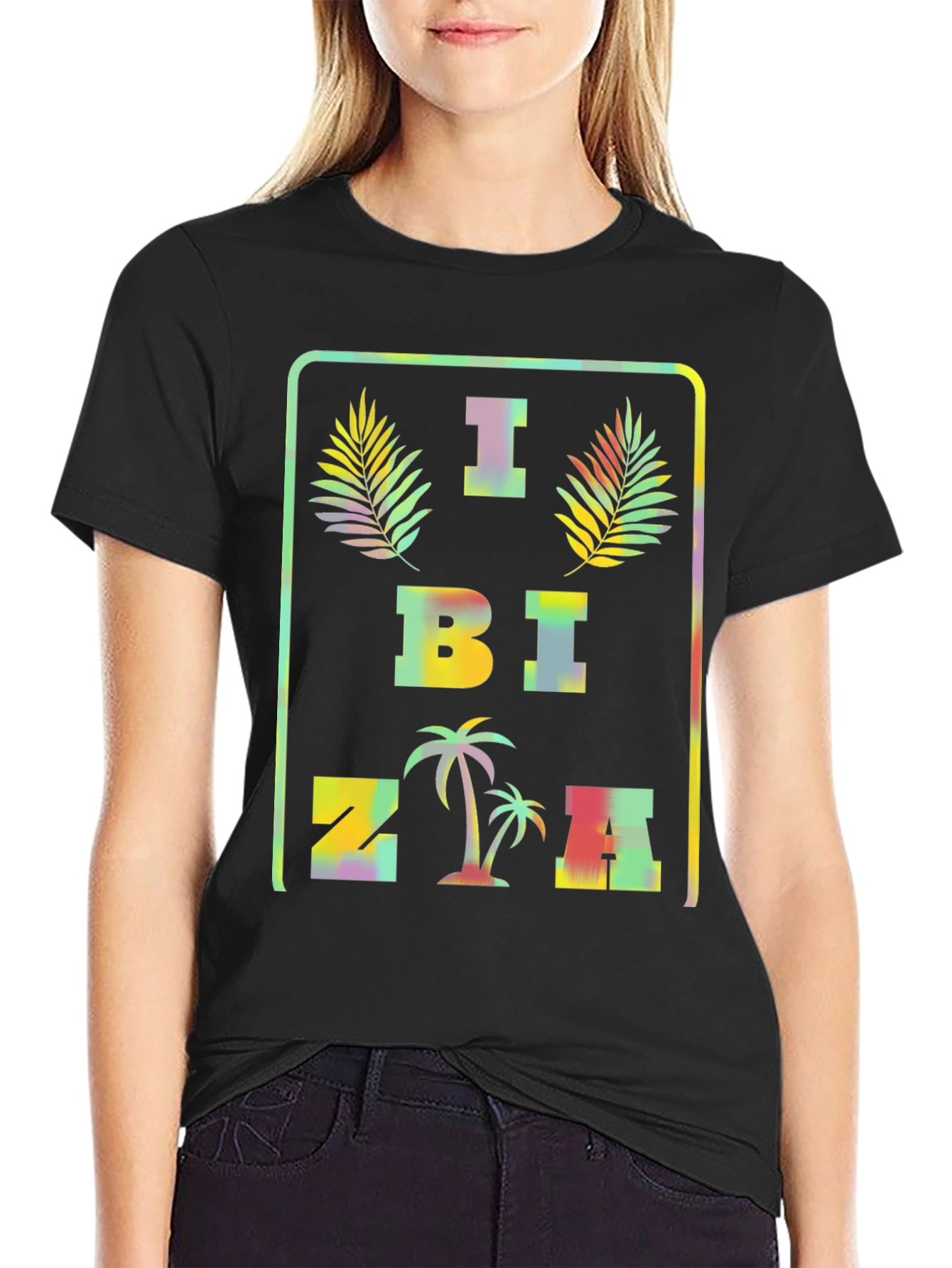 Ibiza Graphic T-Shirt - Tropical Vacation Tee