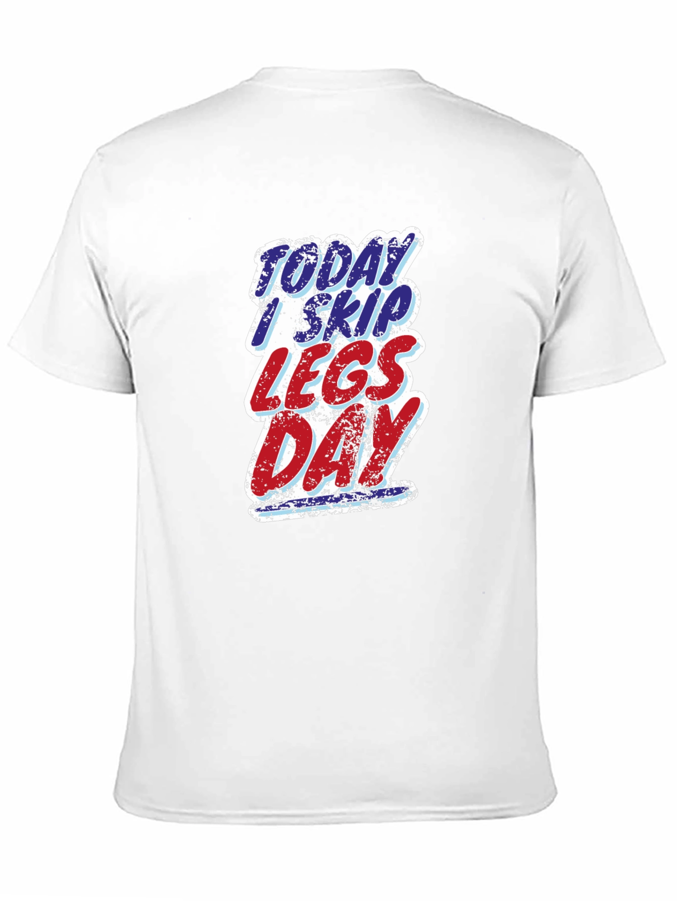 Today I Skip Legs Day Black T-Shirt