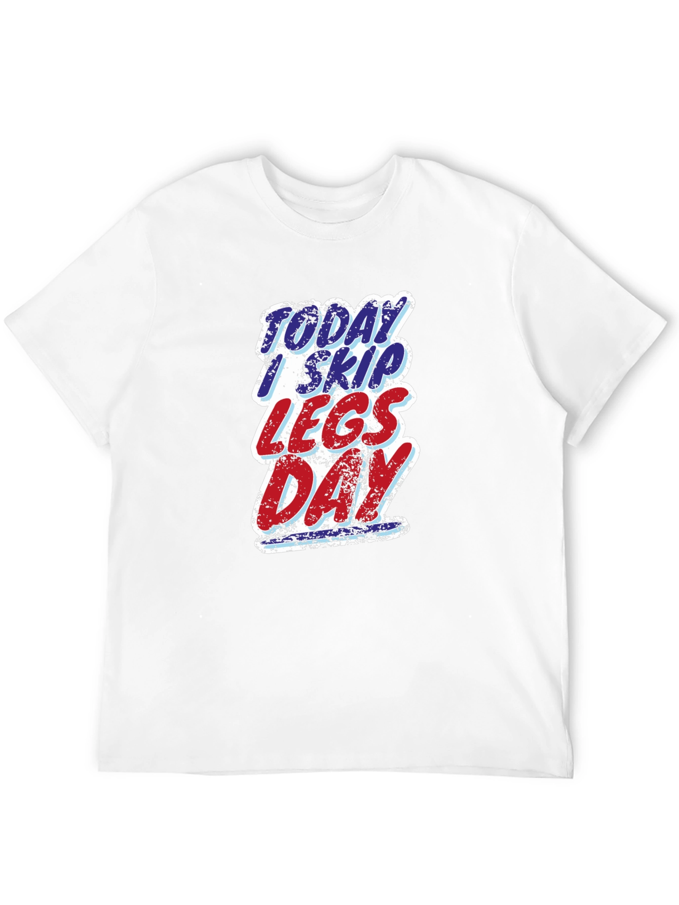 Today I Skip Legs Day Black T-Shirt