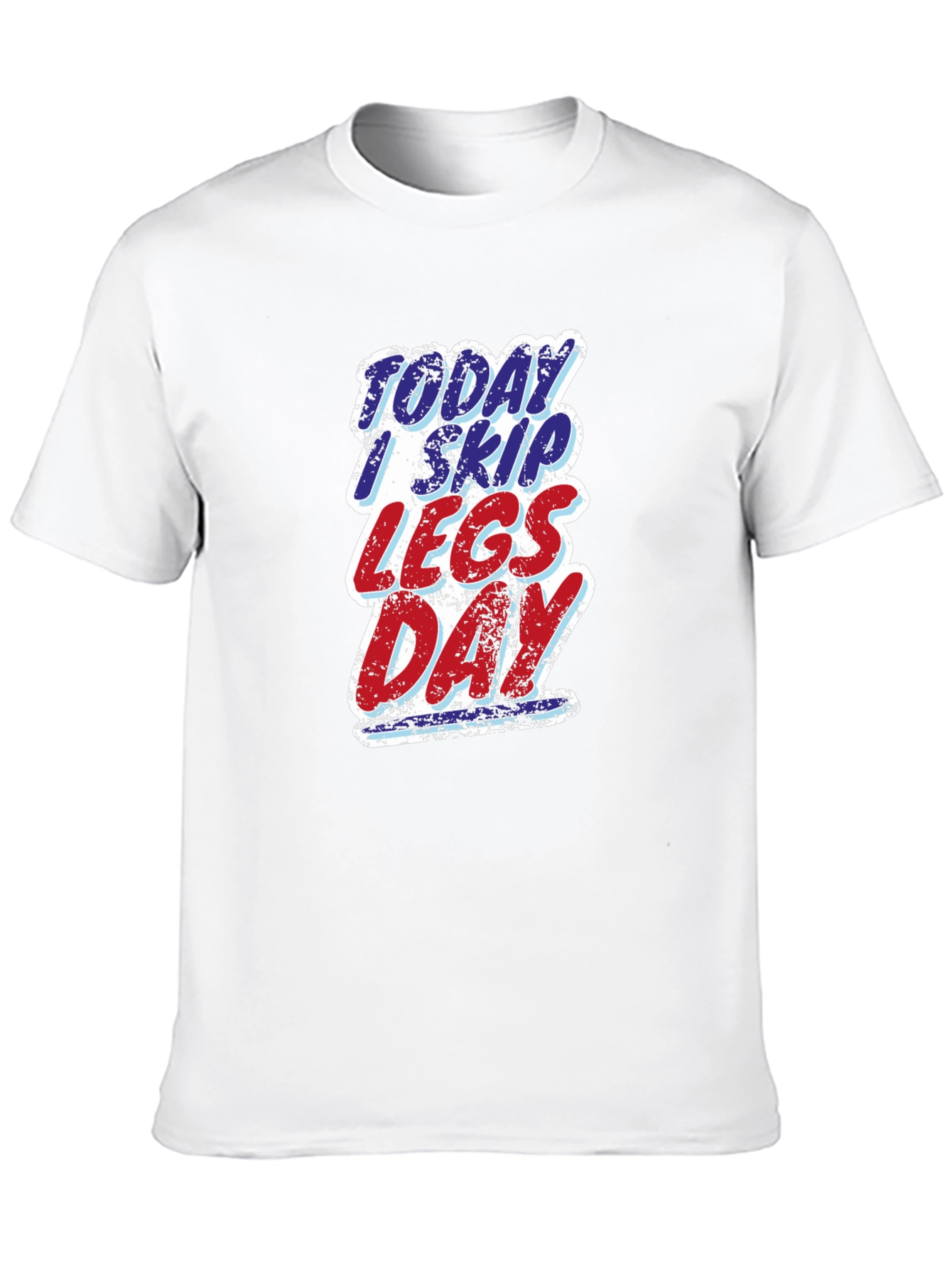 Today I Skip Legs Day Black T-Shirt