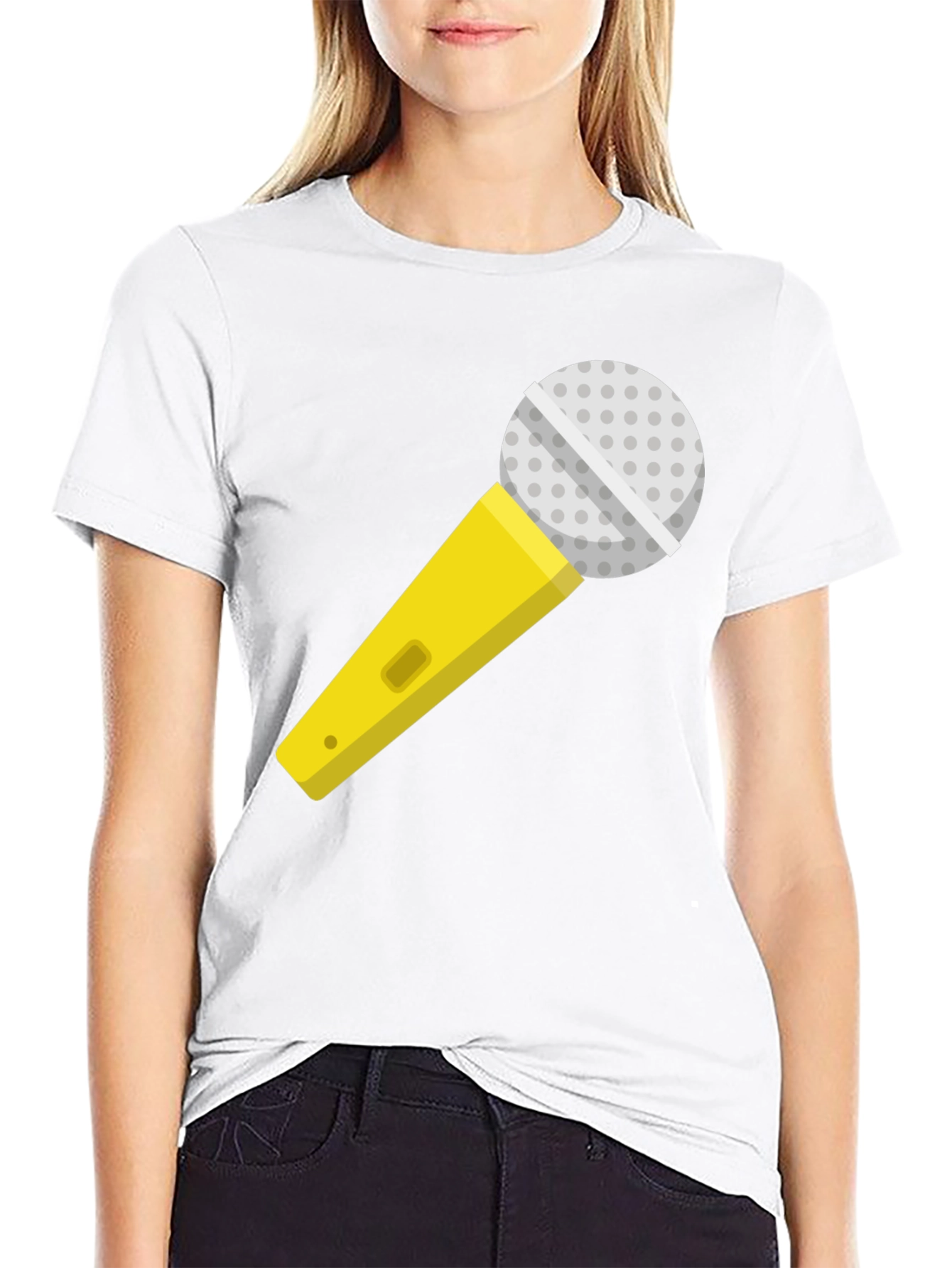 Microphone Graphic T-Shirt - Singer Karaoke Ready