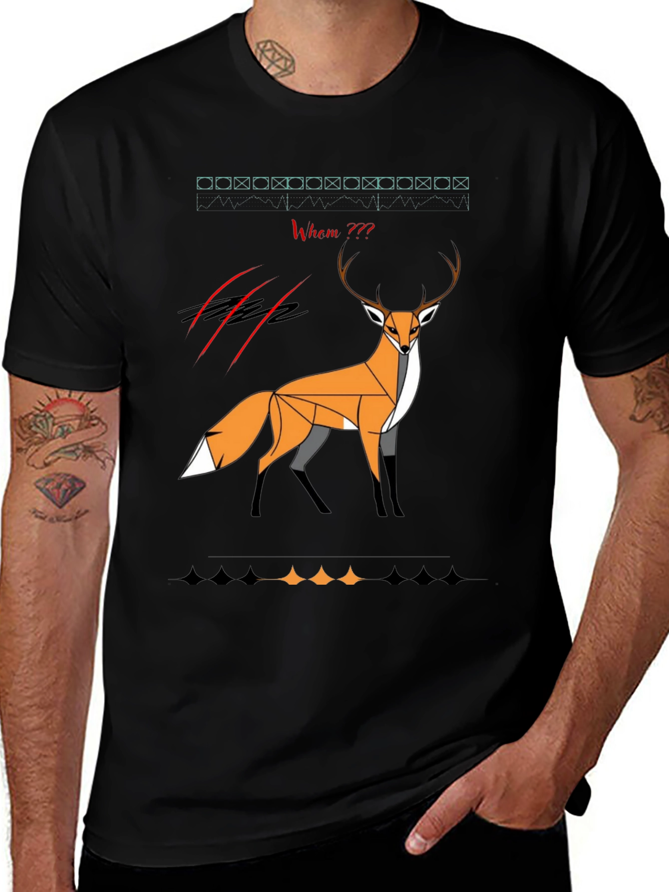 Geometric Fox Graphic Tee