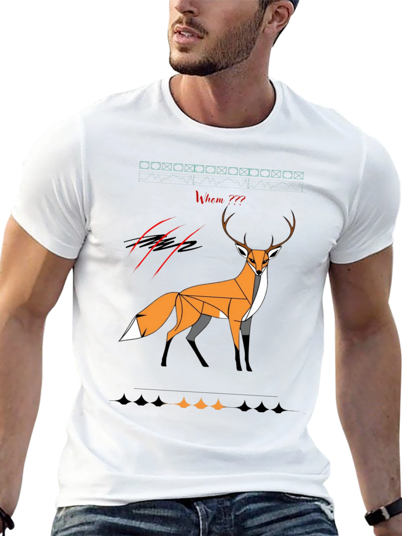 Geometric Fox Graphic Tee