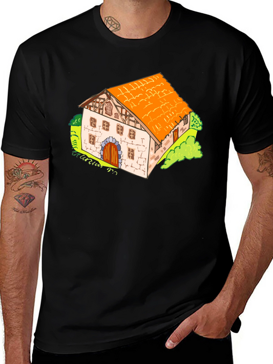 Quaint Farmhouse T-Shirt - Unique Design