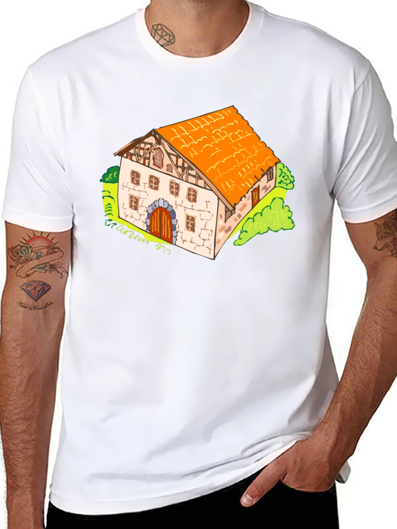Quaint Farmhouse T-Shirt - Unique Design
