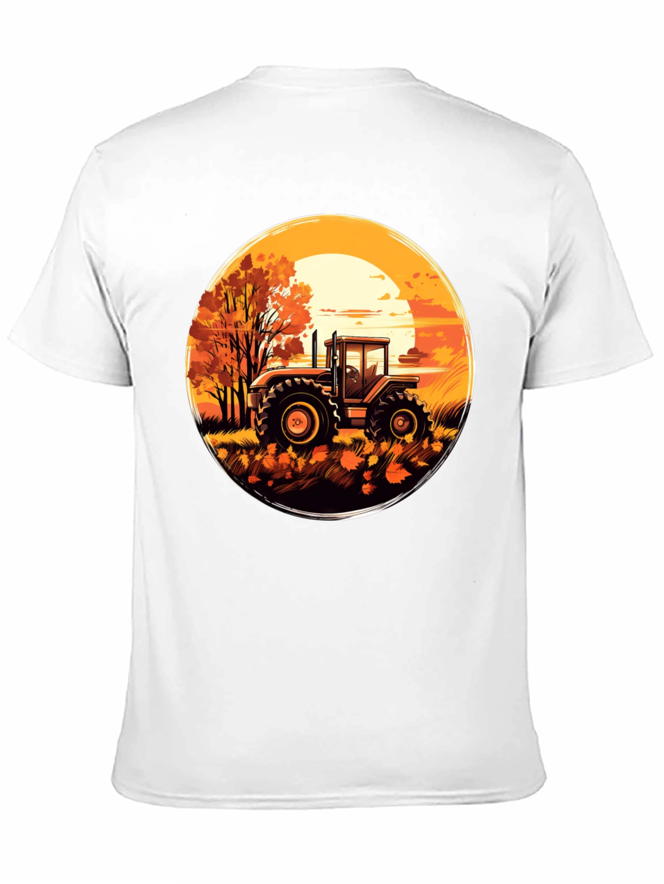 Tractor Sunset Graphic Tee