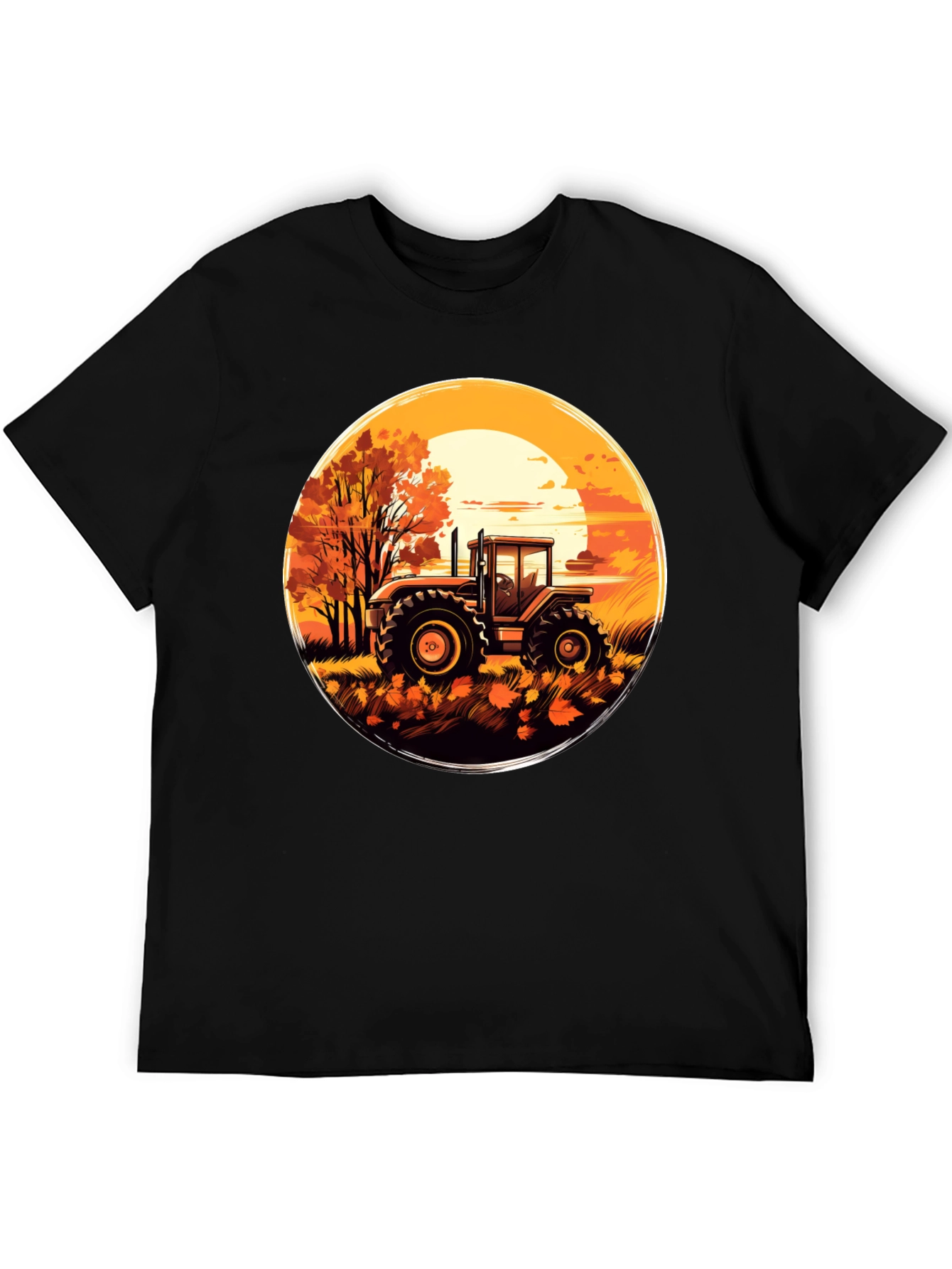 Tractor Sunset Graphic Tee