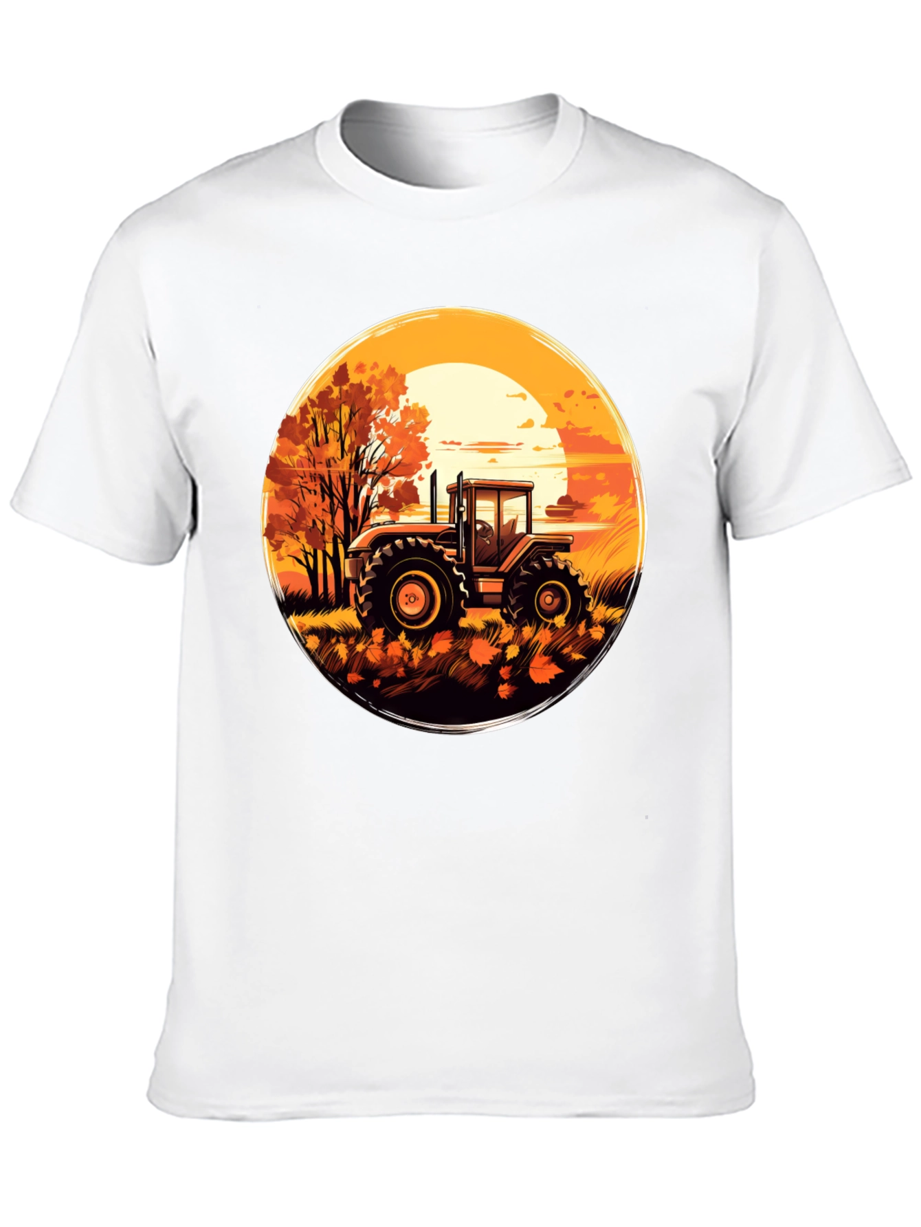 Tractor Sunset Graphic Tee