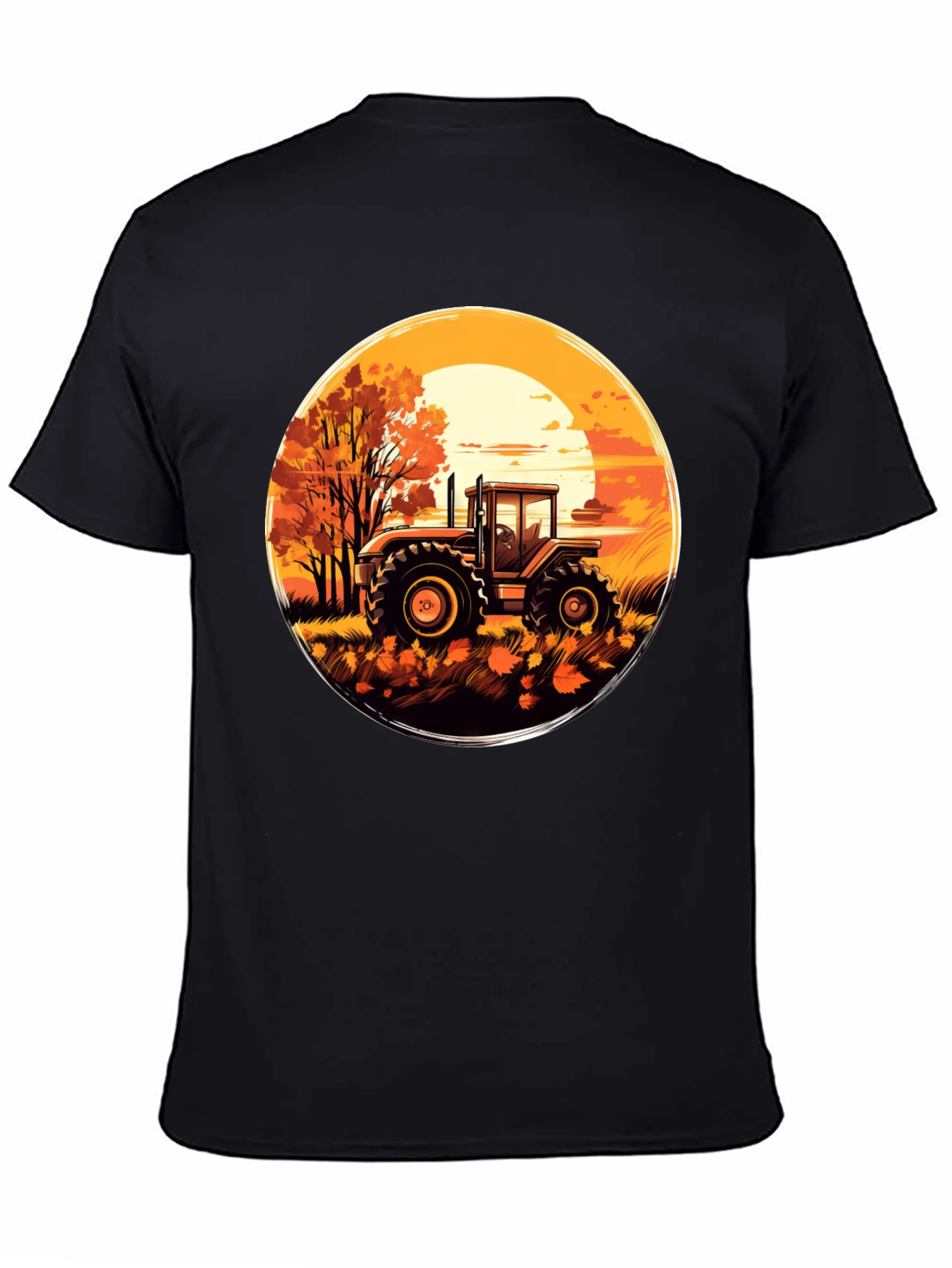 Tractor Sunset Graphic Tee