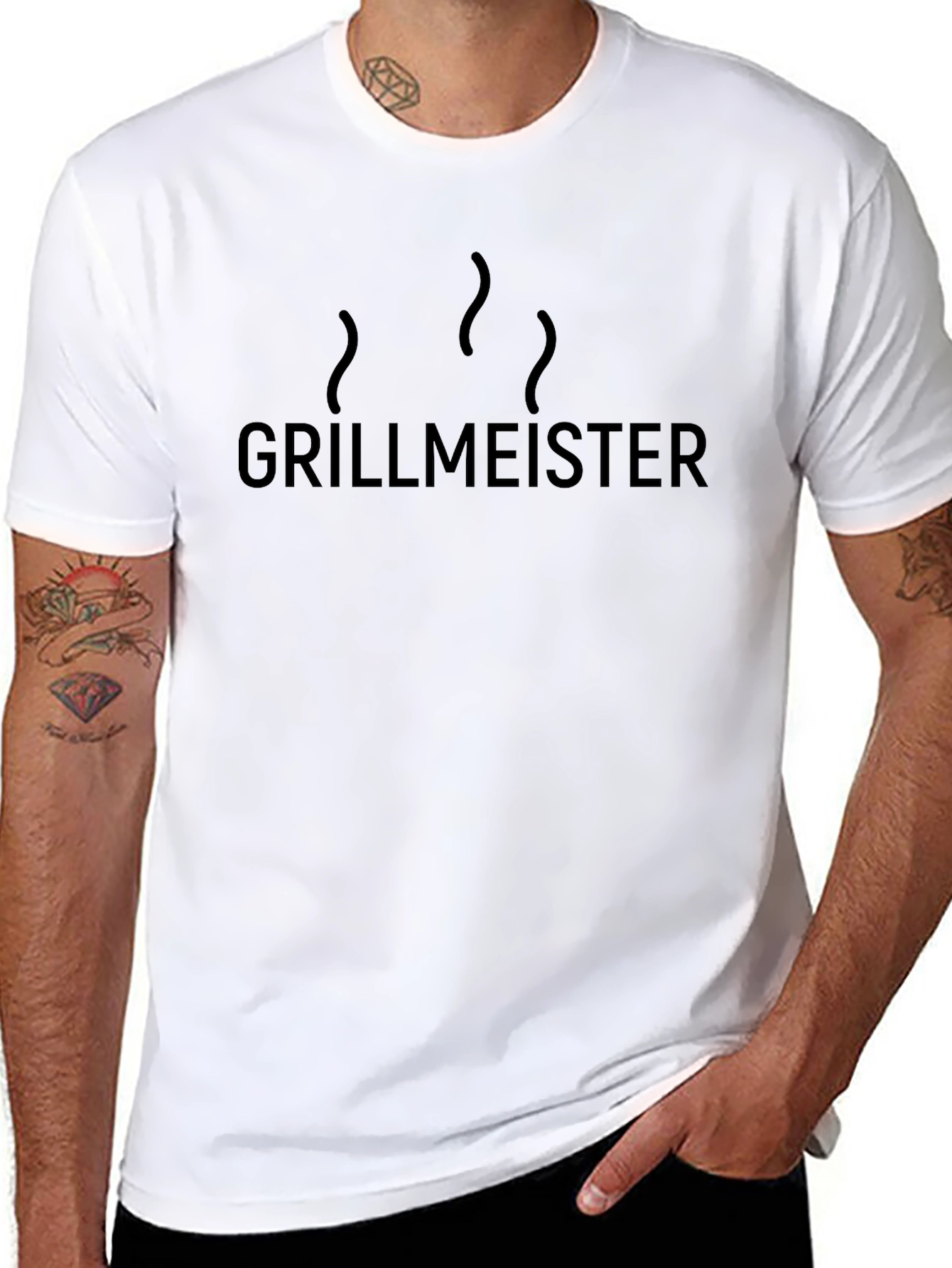Grillmeister T-Shirt - Black BBQ Master Tee