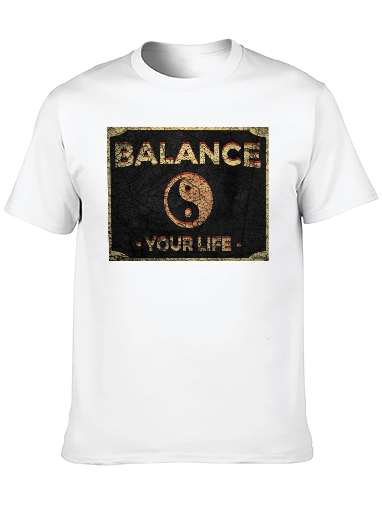 Balance Your Life Yin Yang Graphic T-Shirt