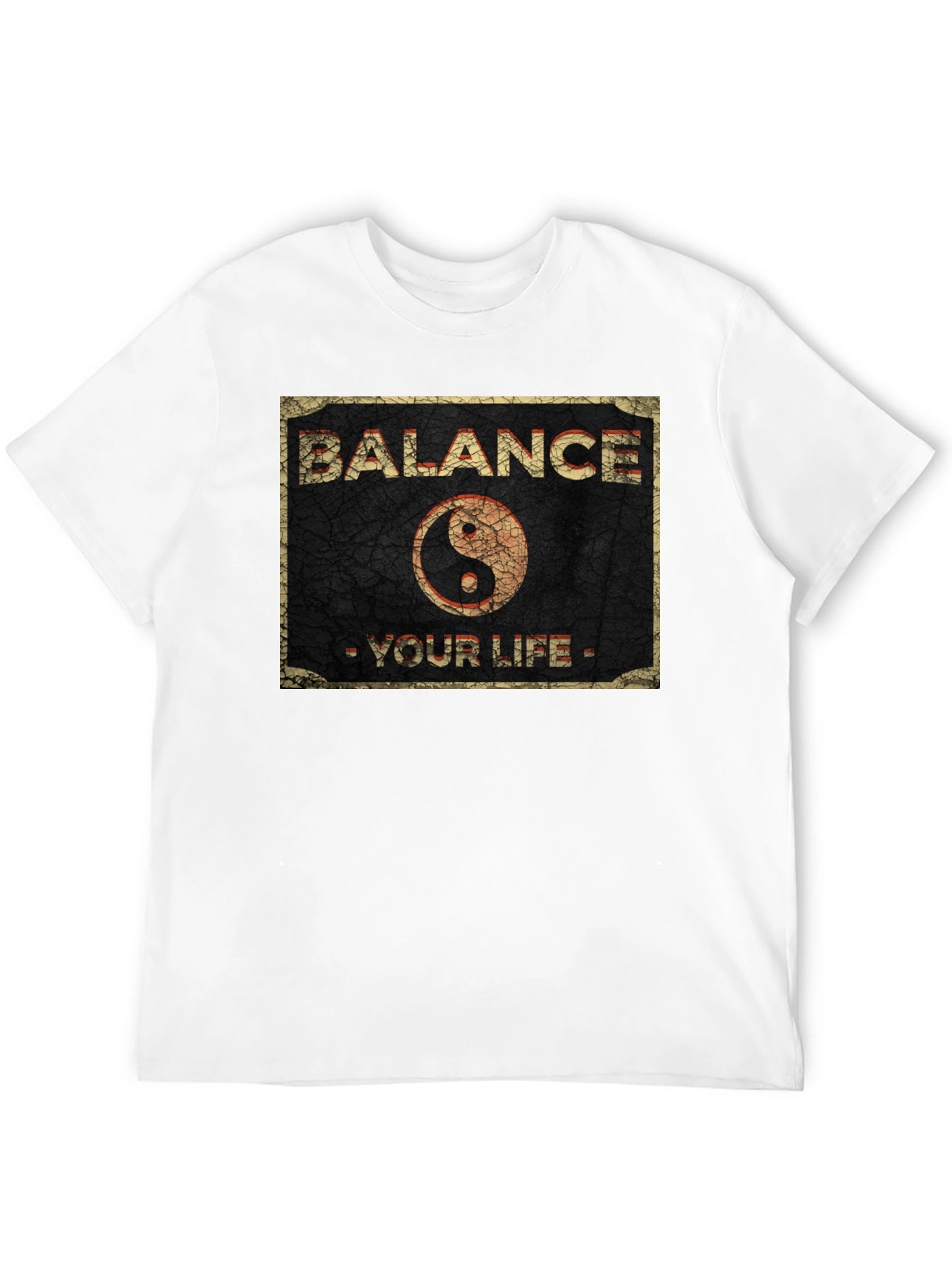 Balance Your Life Yin Yang Graphic T-Shirt