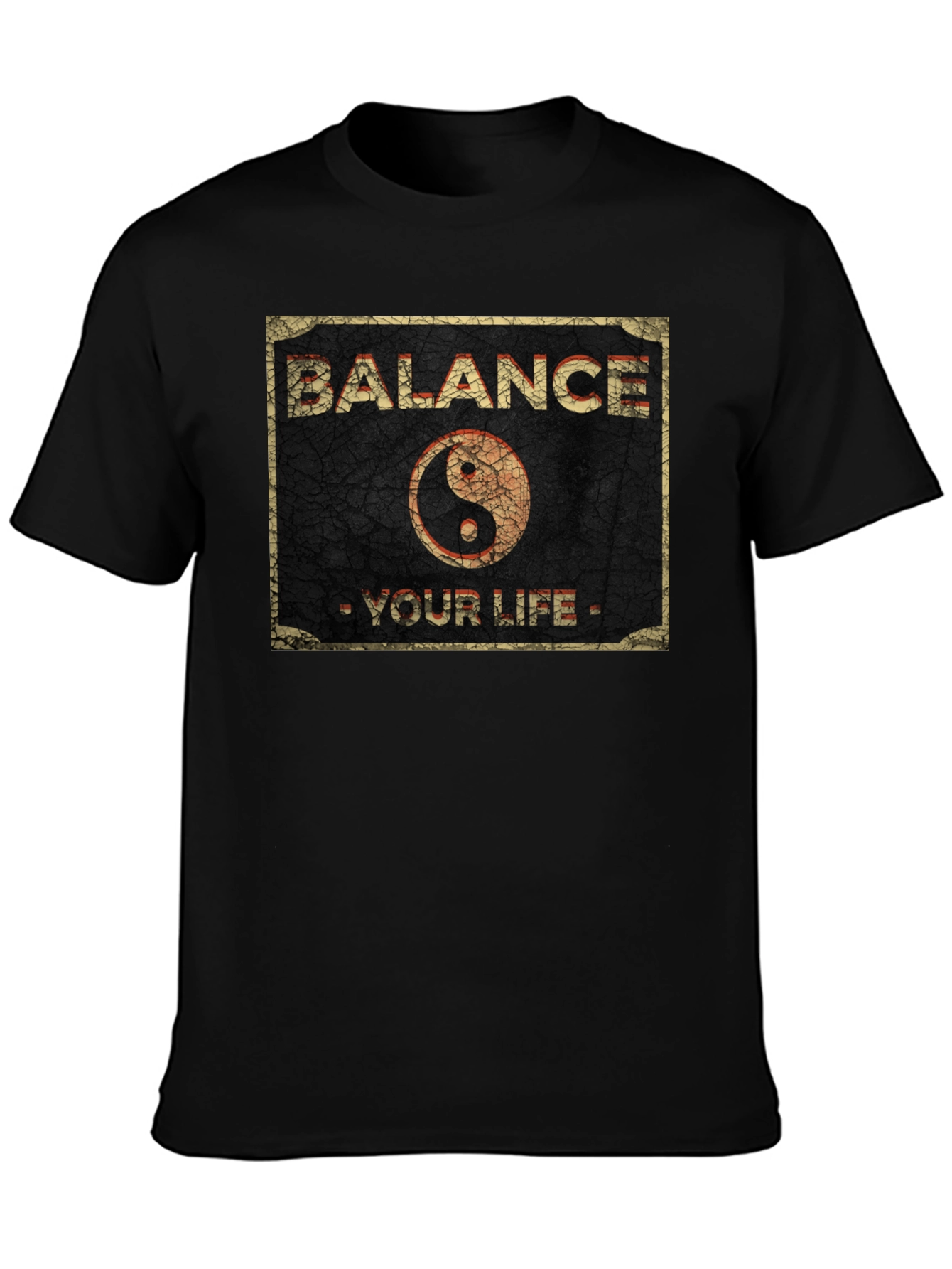Balance Your Life Yin Yang Graphic T-Shirt