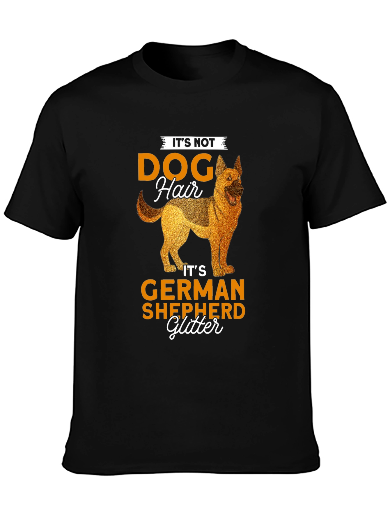 German Shepherd Glitter Dog T-Shirt