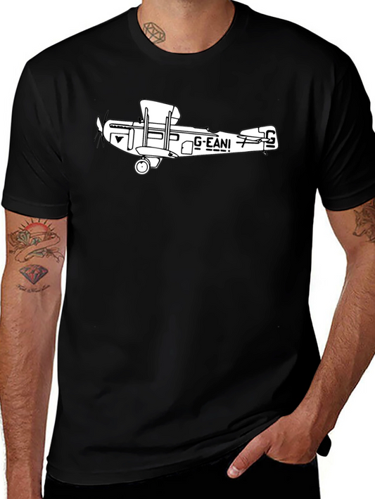 Vintage Airplane Graphic T-Shirt - Retro Aviation Tee