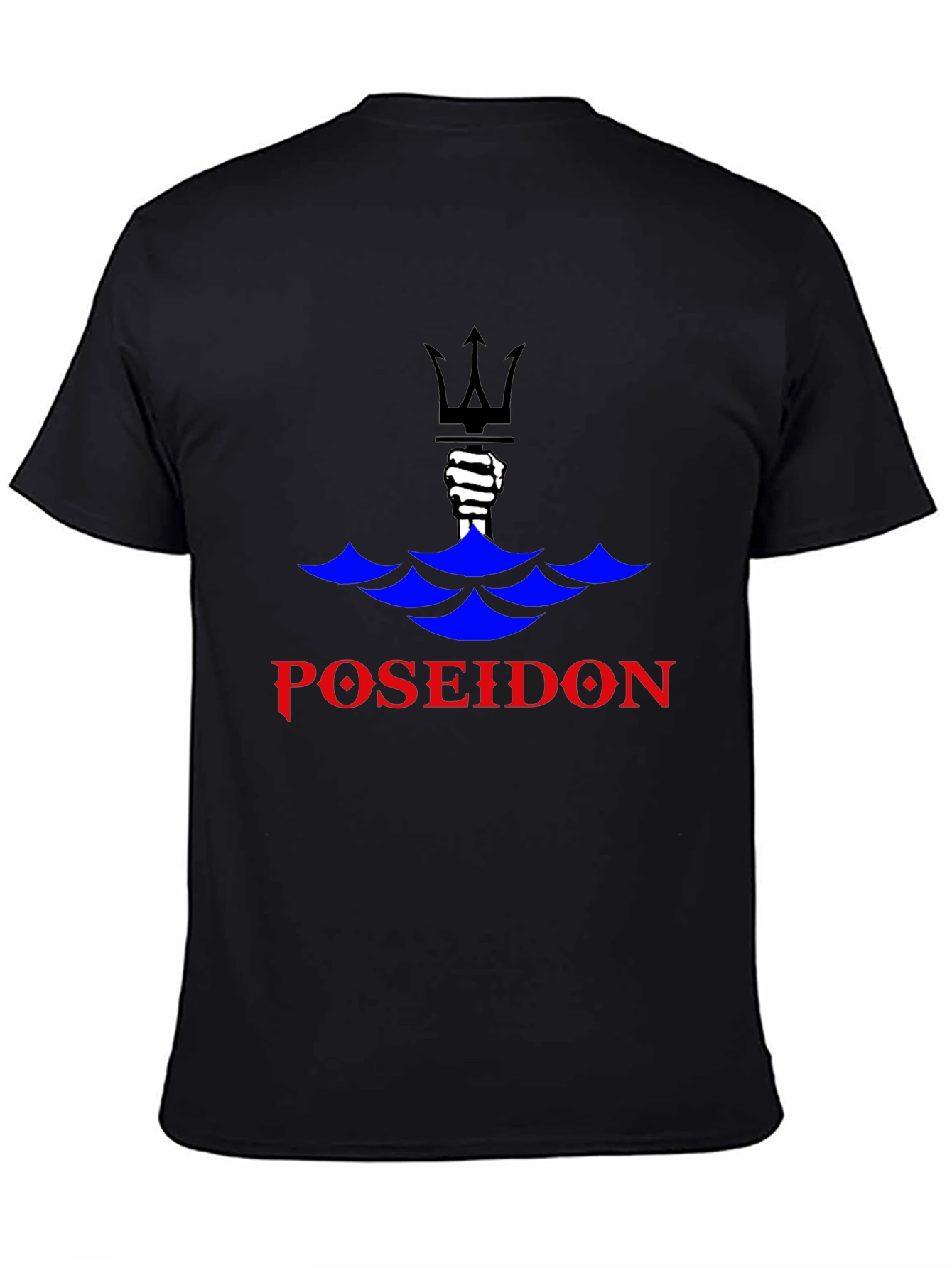 Poseidon Black Graphic Tee - Mens