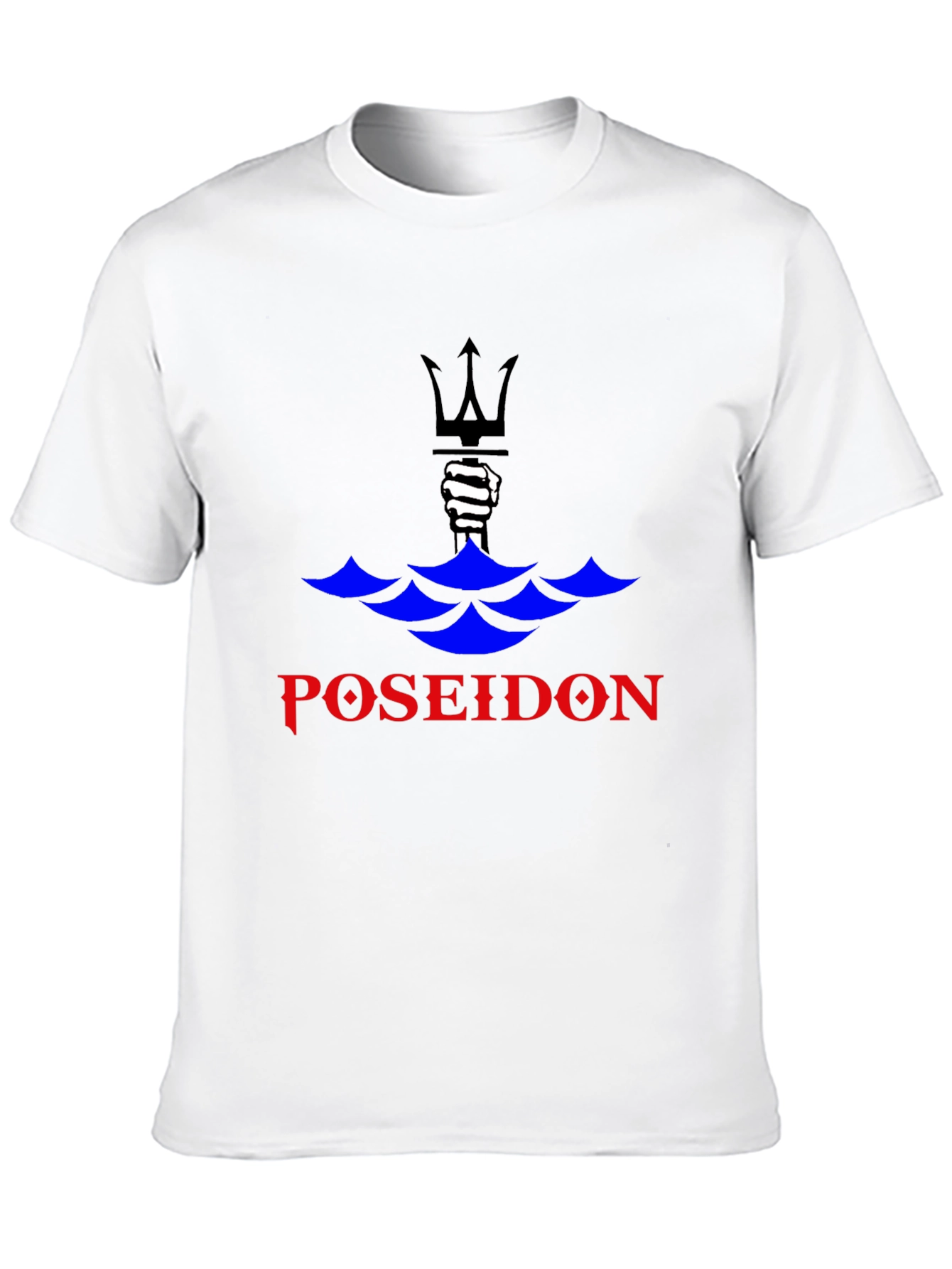 Poseidon Black Graphic Tee - Mens