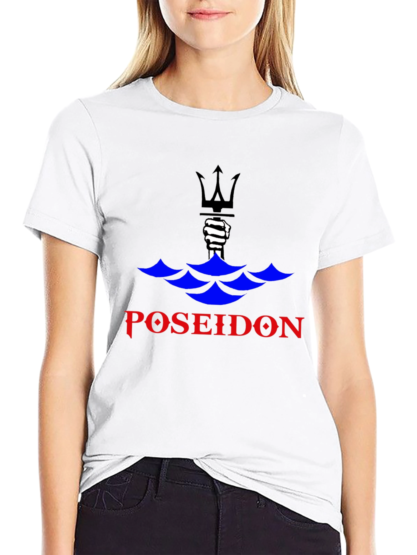 Poseidon Black Graphic Tee - Mens