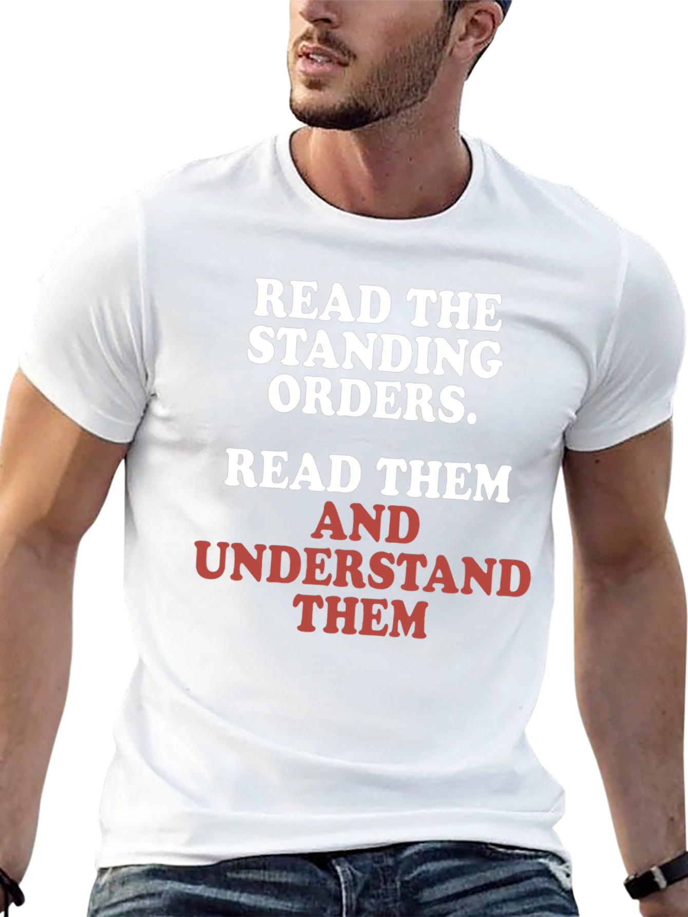 Read the Standing Orders Graphic Tee