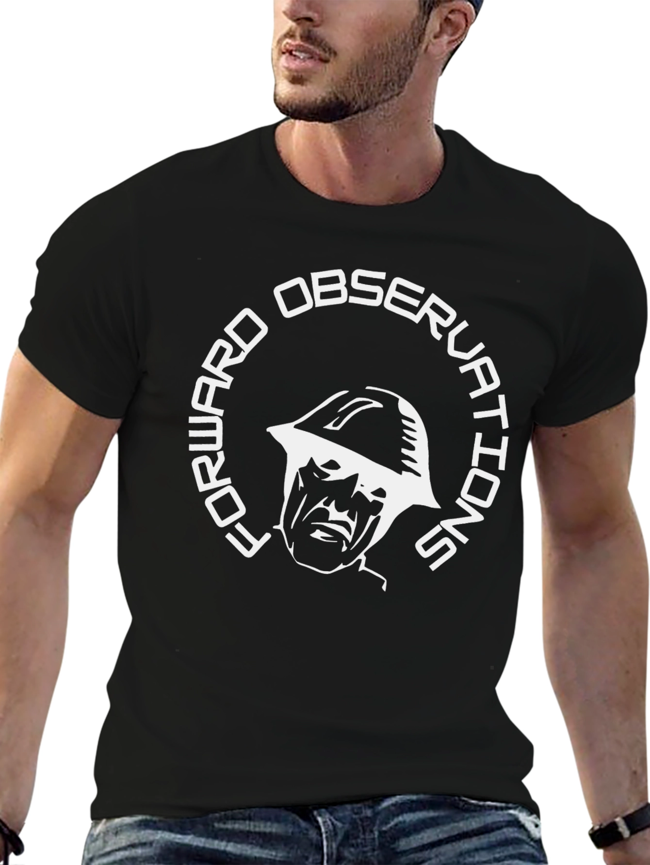 Forward Observations Group Black Graphic T-Shirt