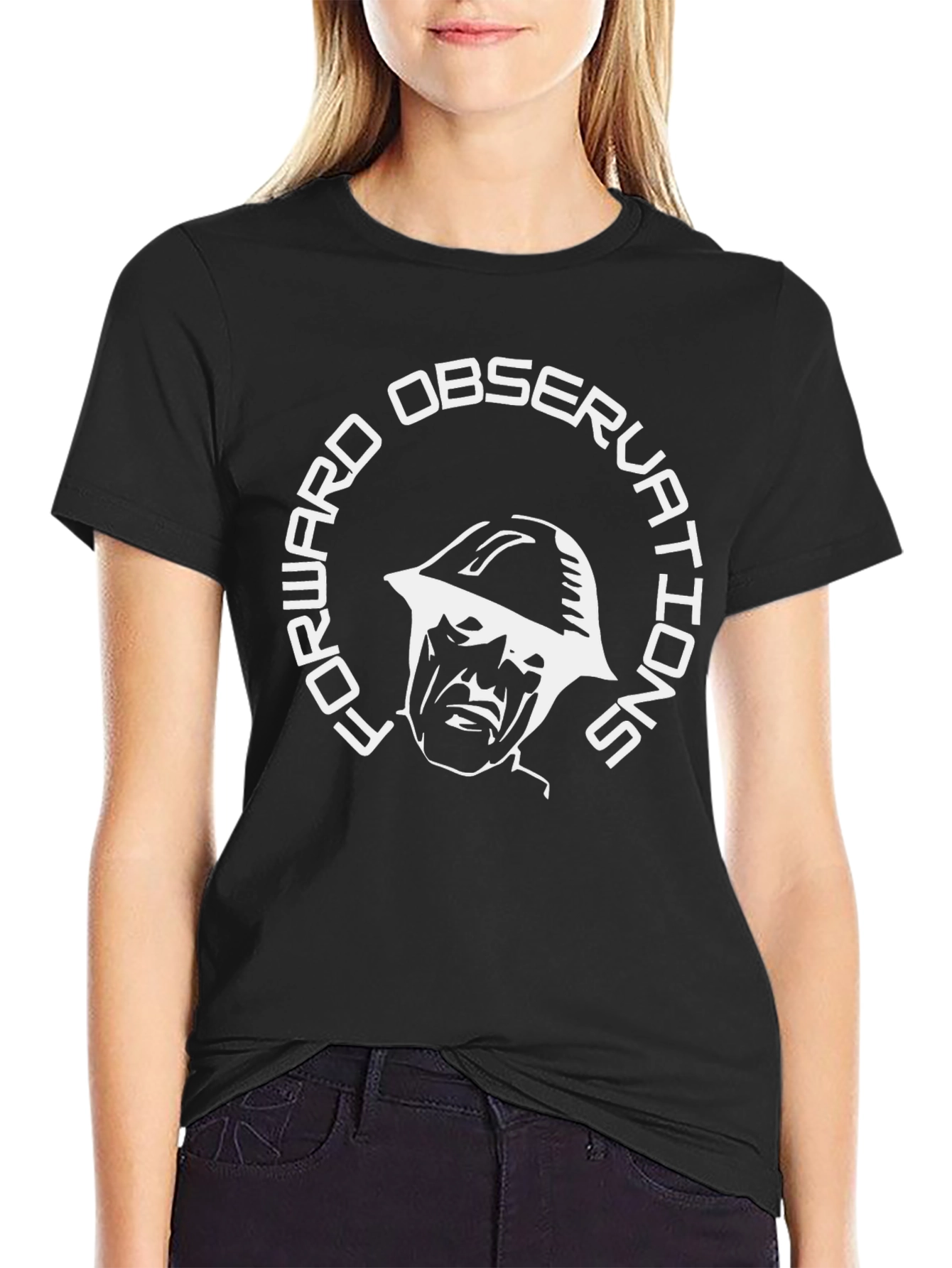 Forward Observations Group Black Graphic T-Shirt