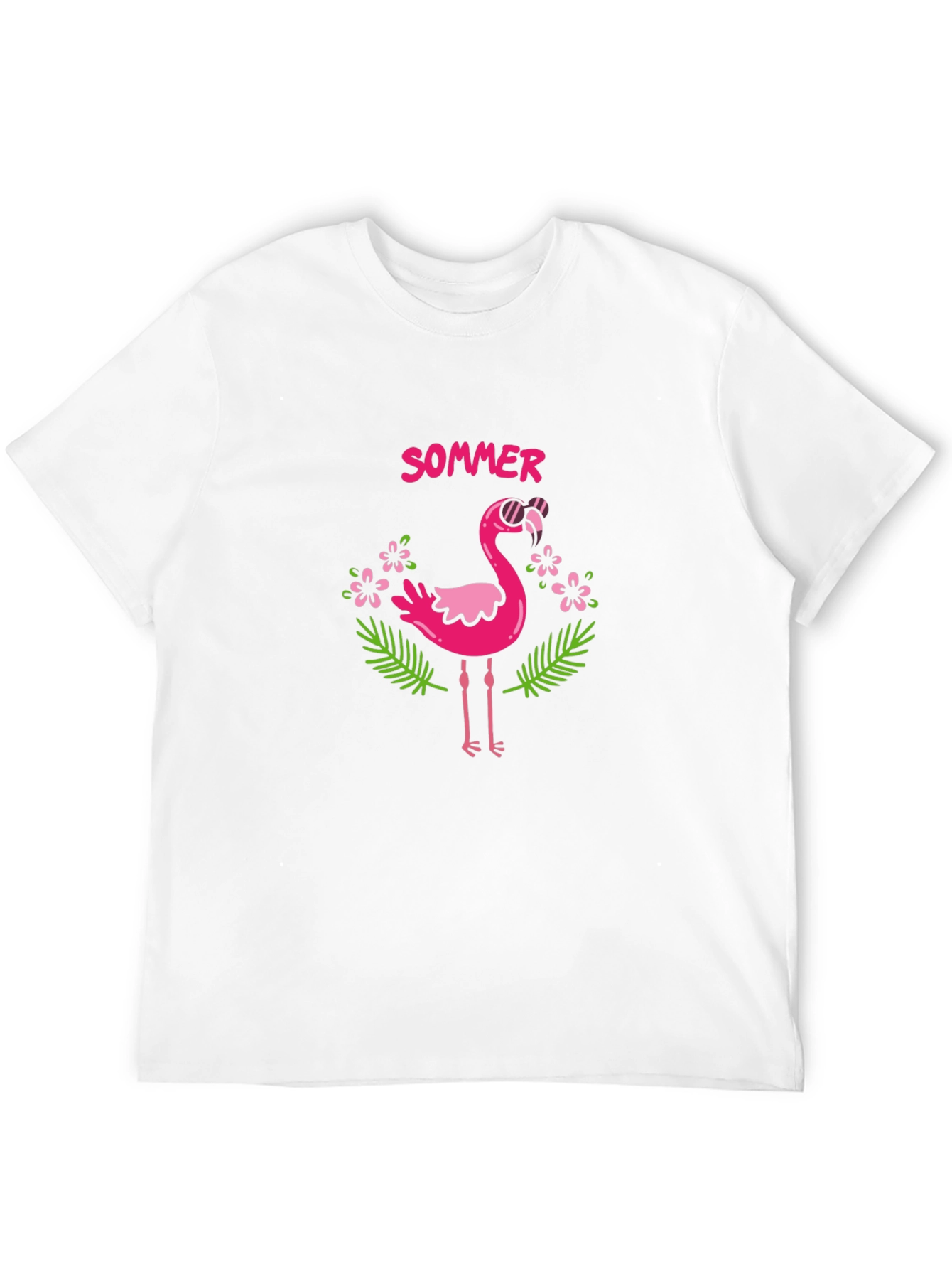 Summer Flamingo T-Shirt - Tropical Style