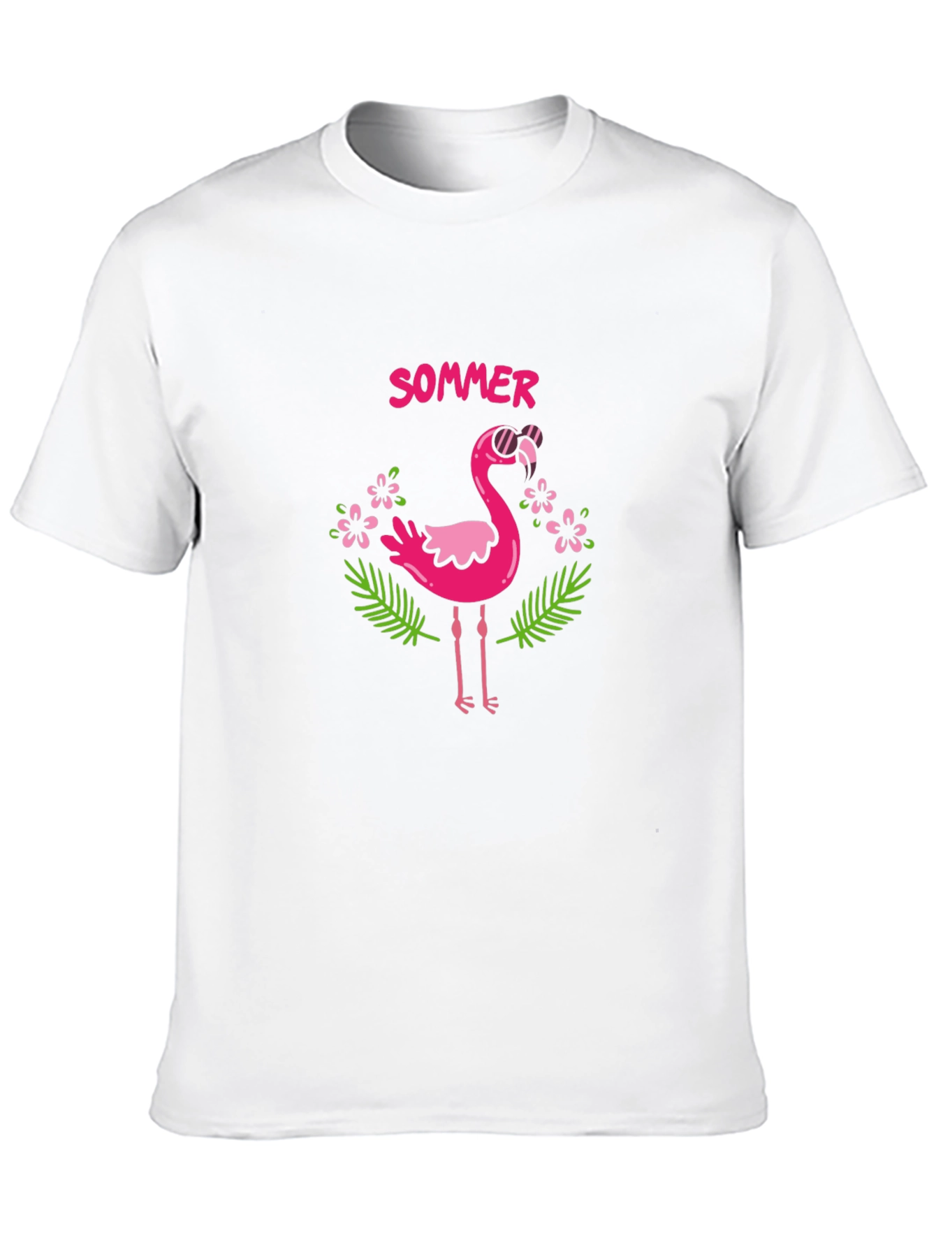 Summer Flamingo T-Shirt - Tropical Style