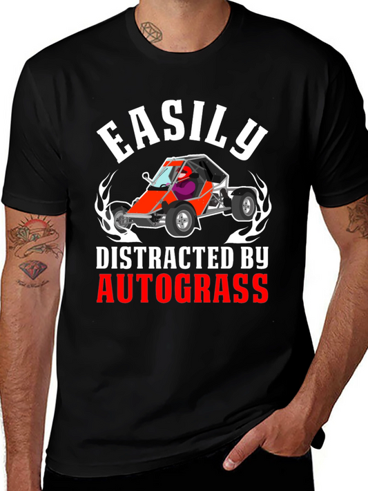 Easily Distracted By Autograss Racing T-Shirt