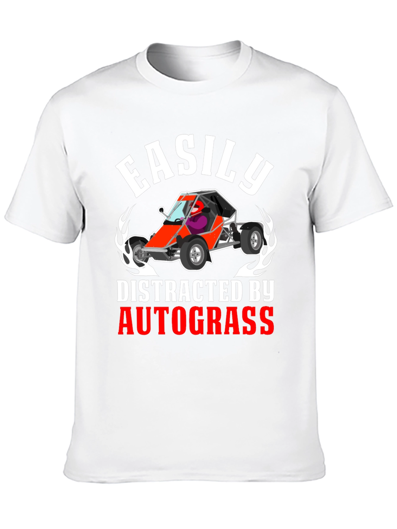 Easily Distracted By Autograss Racing T-Shirt