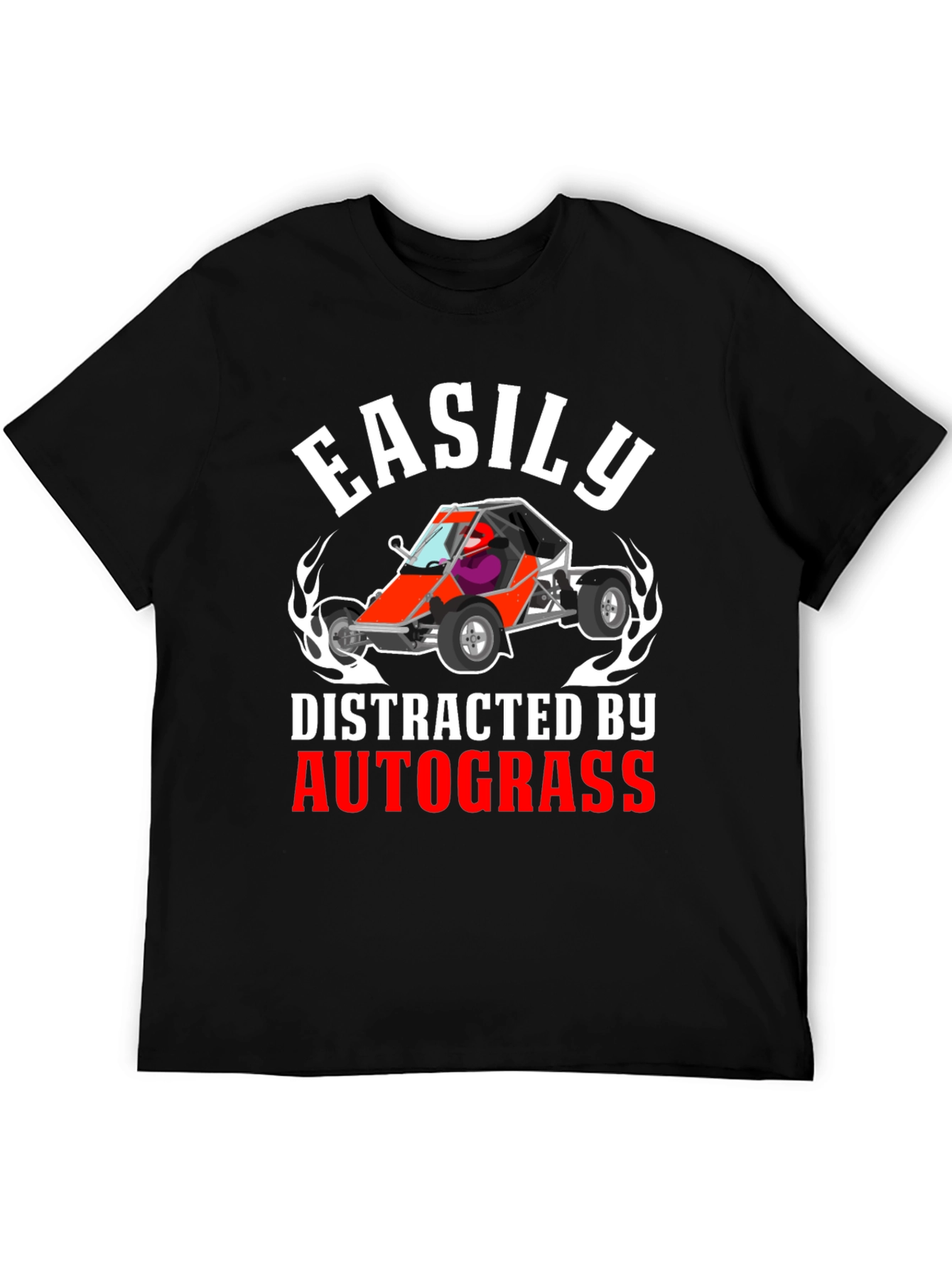 Easily Distracted By Autograss Racing T-Shirt