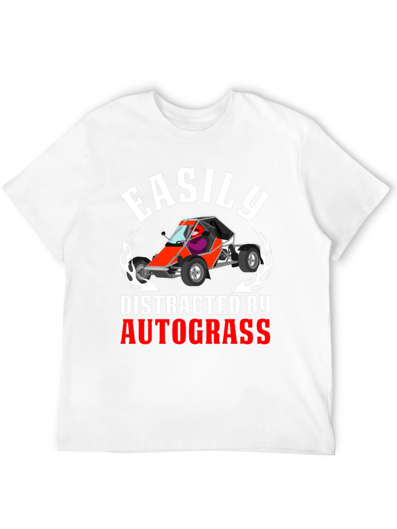 Easily Distracted By Autograss Racing T-Shirt