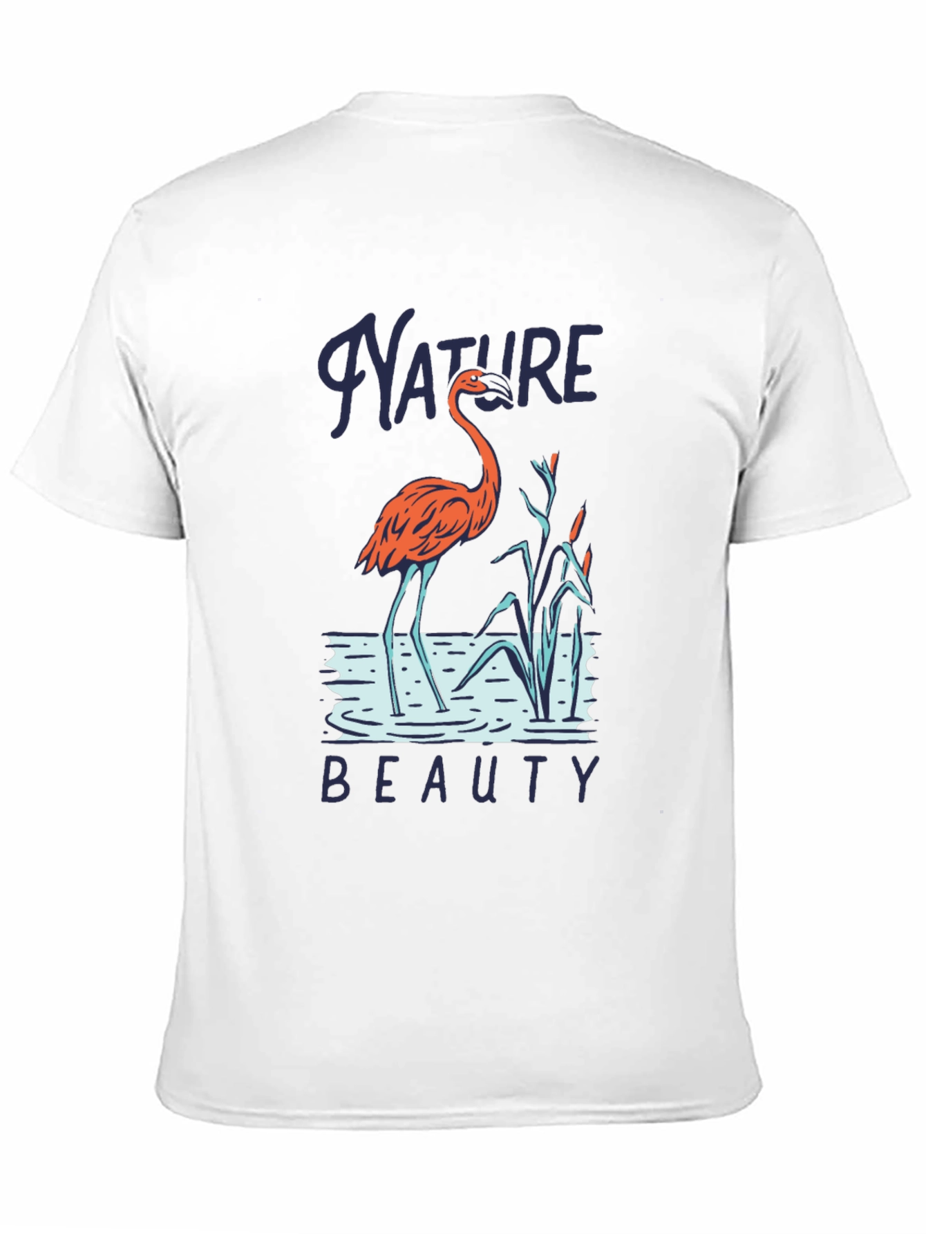 Nature Beauty Flamingo Graphic Tee
