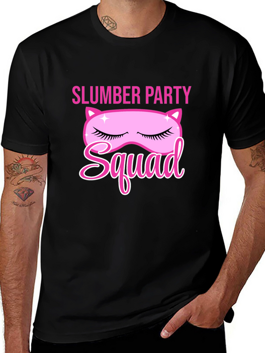 Slumber Party Squad T-Shirt: Fun Sleepover Tee