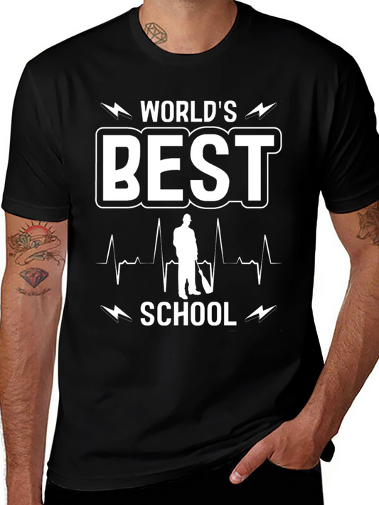 Worlds Best School Janitor T-Shirt