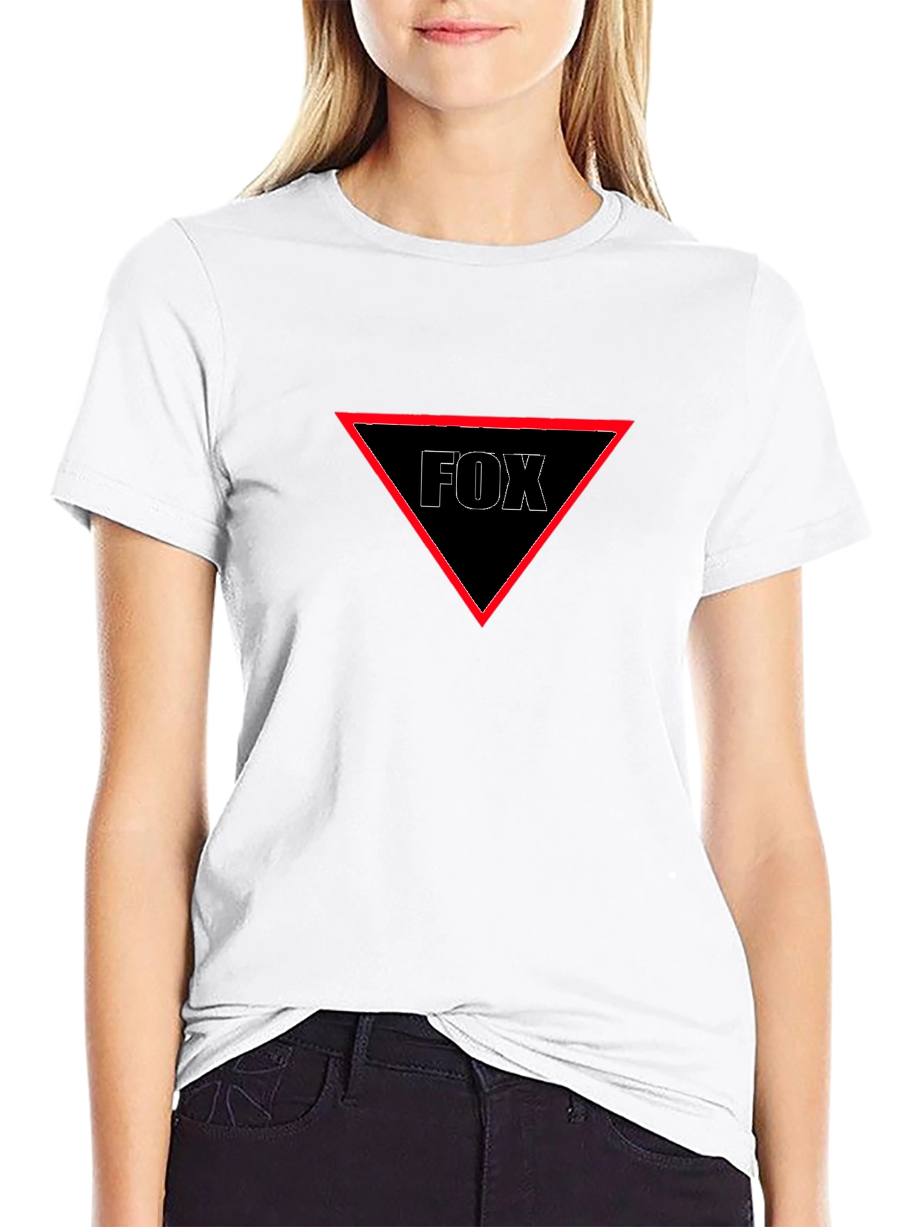 FOX Triangle Graphic Tee - Mens Black T-Shirt