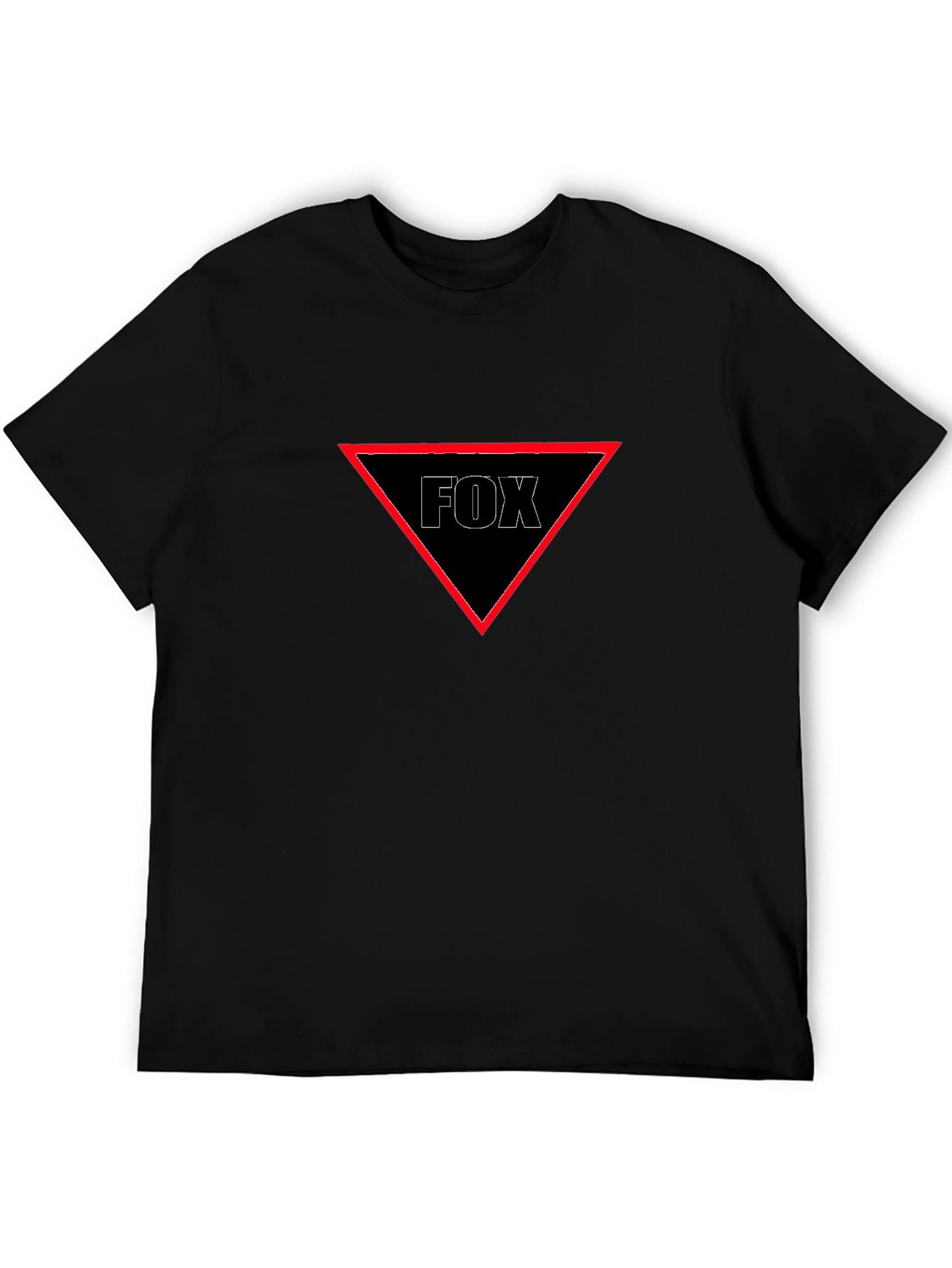 FOX Triangle Graphic Tee - Mens Black T-Shirt
