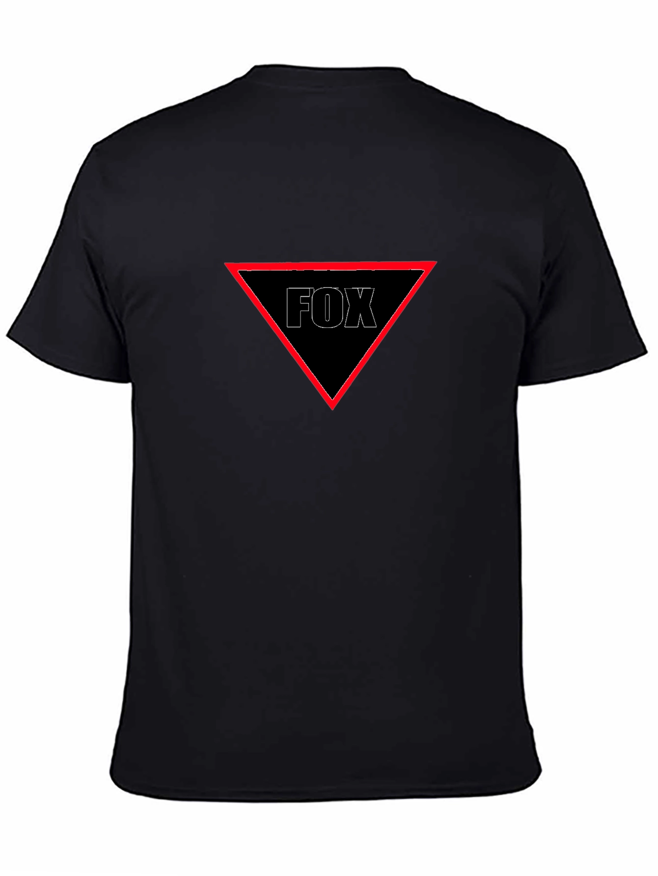 FOX Triangle Graphic Tee - Mens Black T-Shirt
