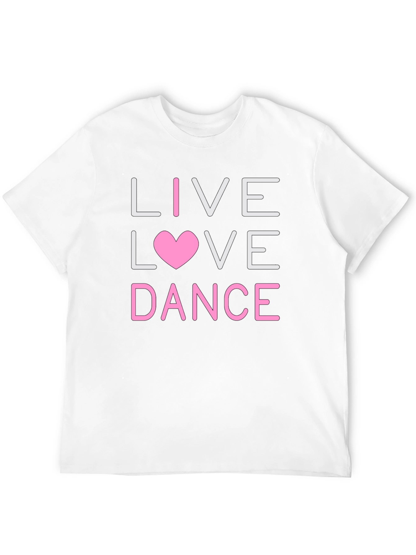 Live Love Dance Graphic Tee - Black