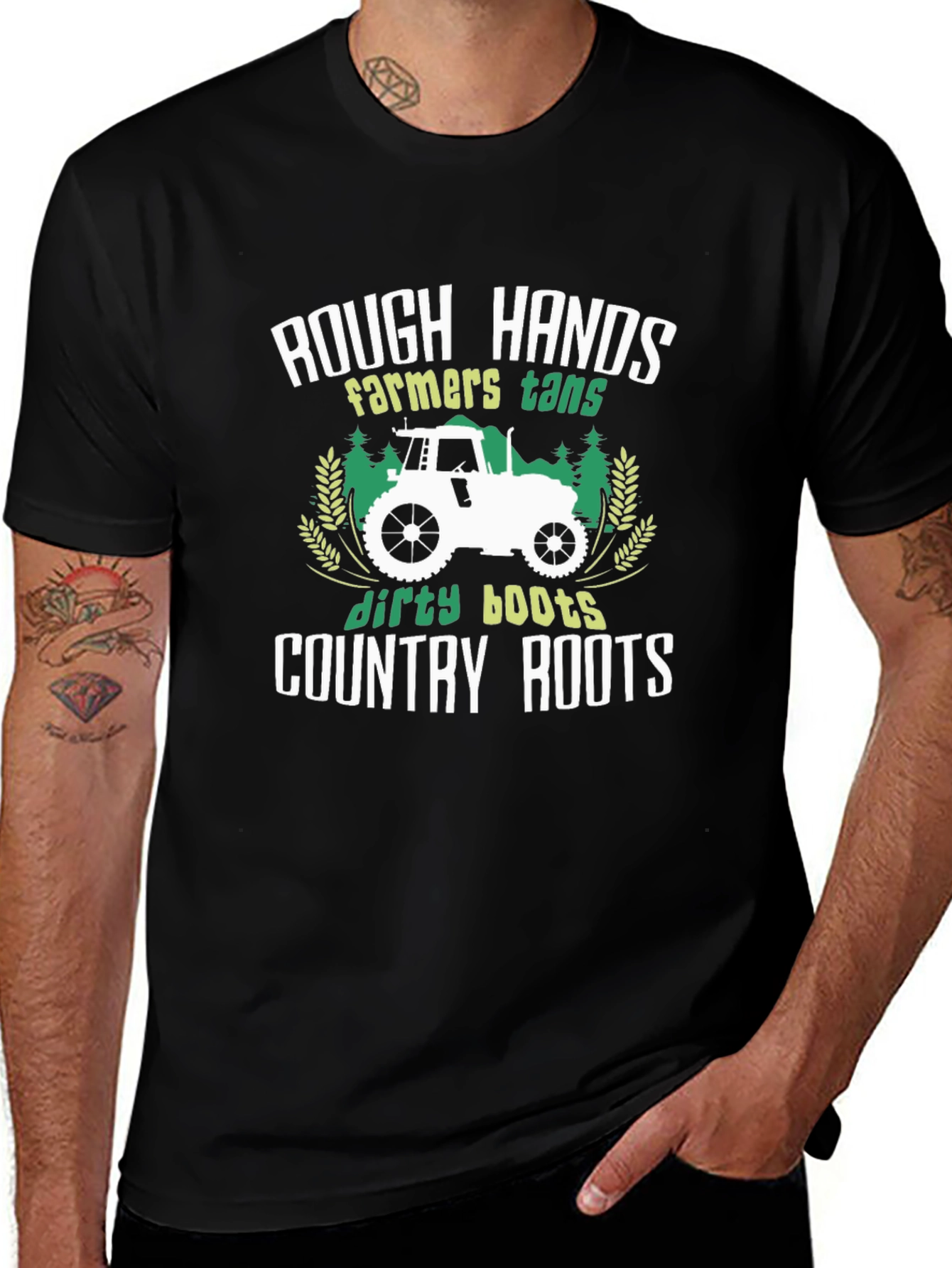 Rough Hands Country Roots Graphic Tee