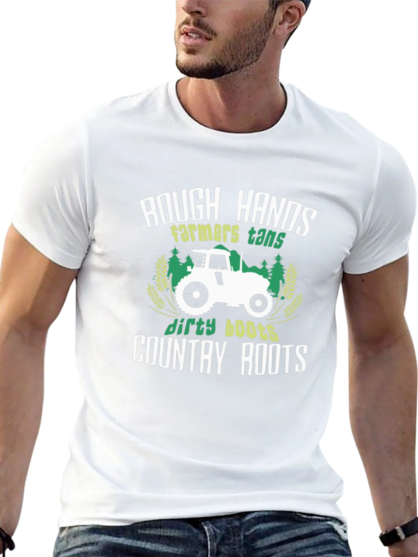 Rough Hands Country Roots Graphic Tee