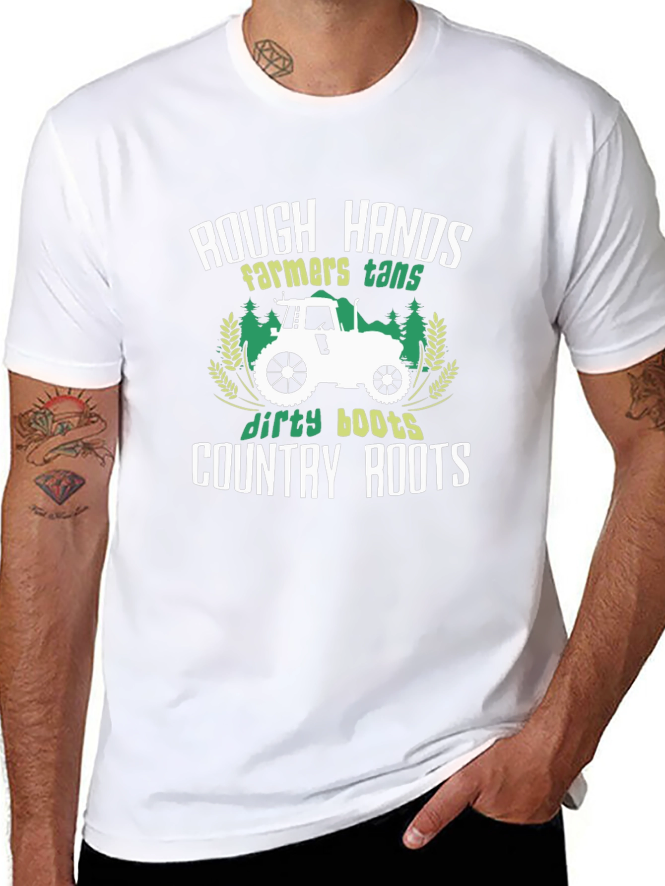 Rough Hands Country Roots Graphic Tee