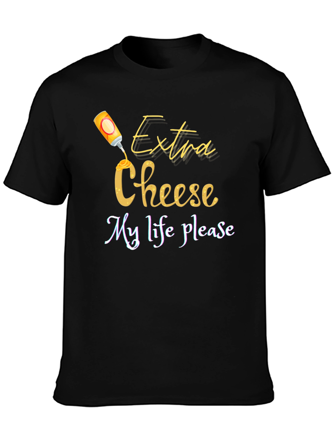 Extra Cheese Please Graphic T-Shirt