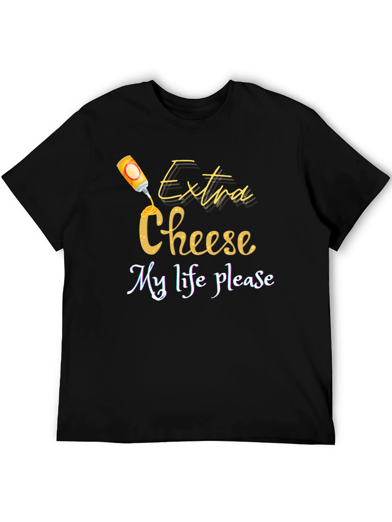 Extra Cheese Please Graphic T-Shirt