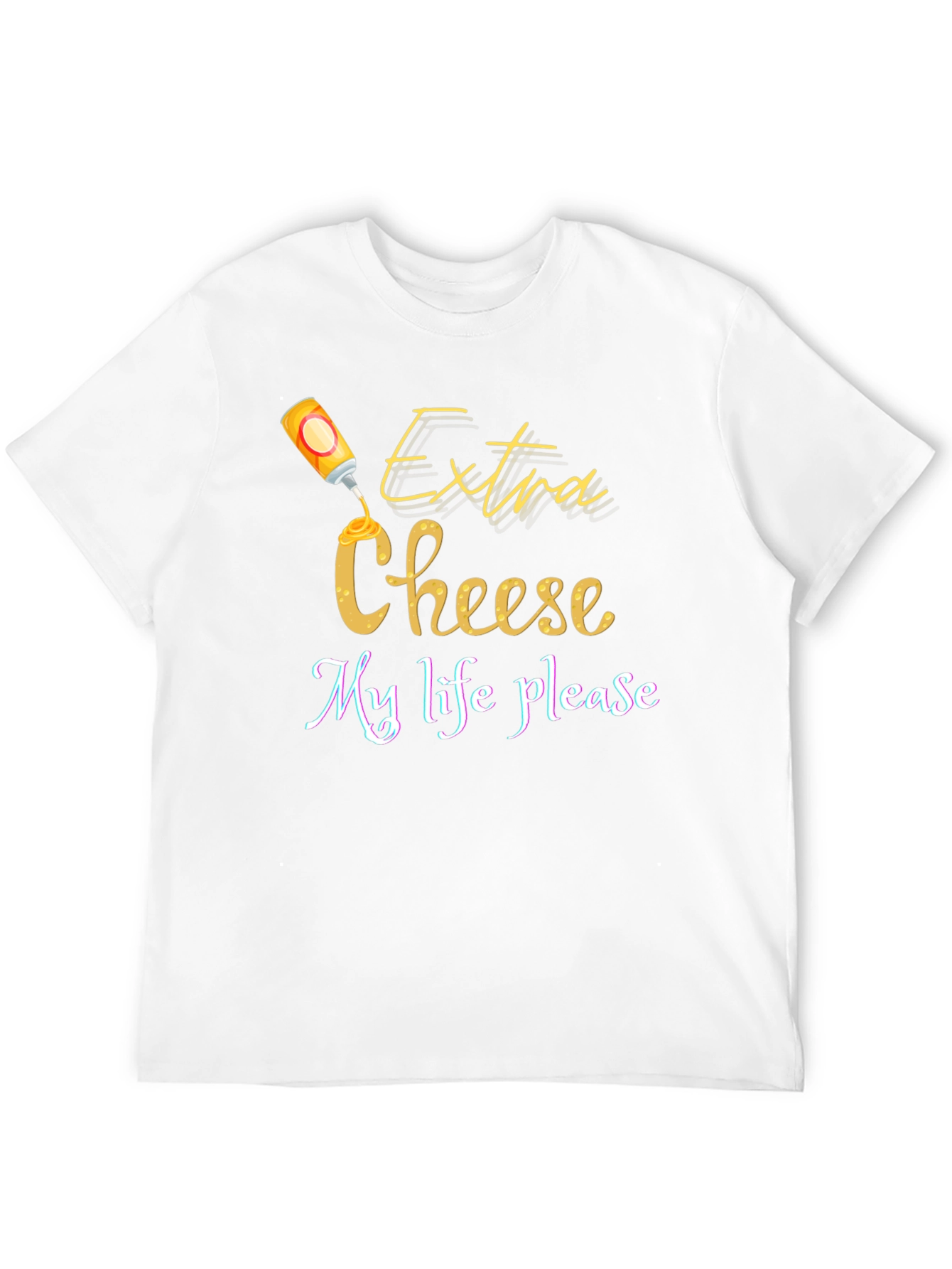 Extra Cheese Please Graphic T-Shirt