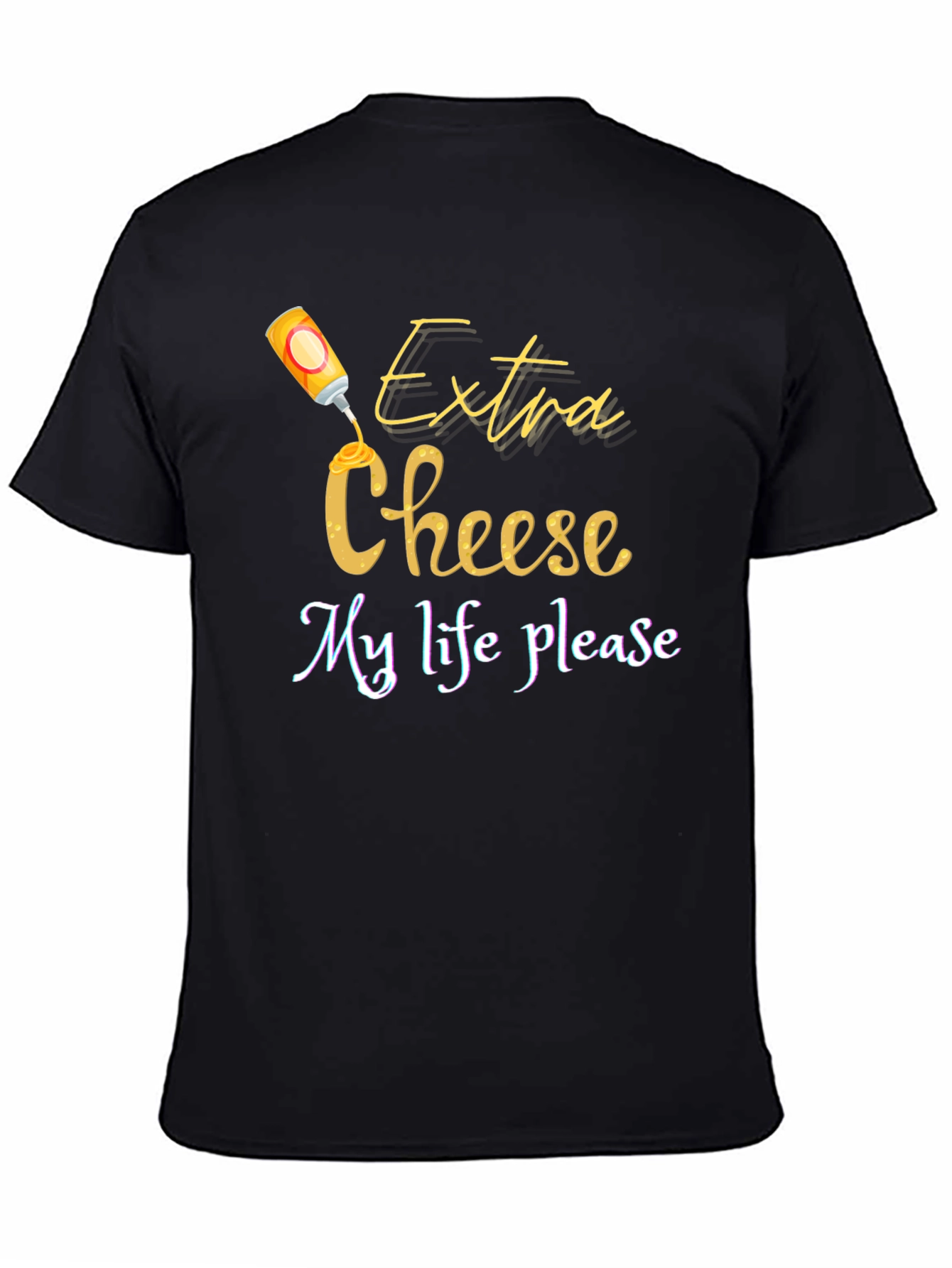 Extra Cheese Please Graphic T-Shirt